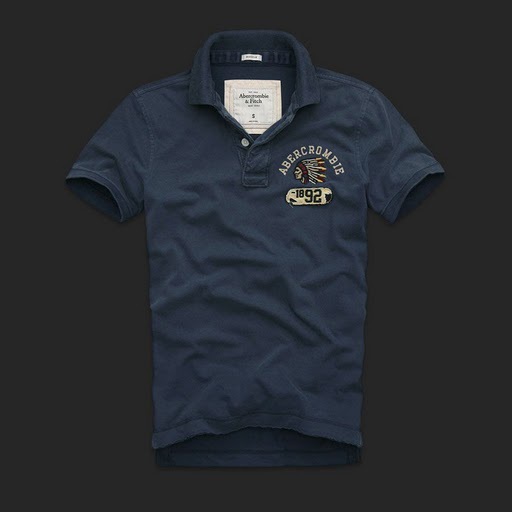 Abercrombie Fitch Hombres Polo Corto Remera AF7065